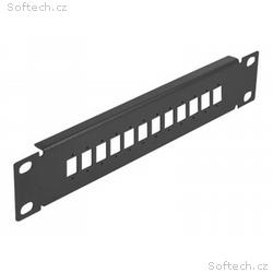 Delock - Patch panel (záslepný) - černá - 1U - 10"