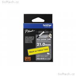 Brother HSE-651E - Černá na žluté - Role (2,1 cm x