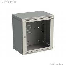 Rozvaděč nástěnný SENSA 12U 400mm, dveře sklo, RAL
