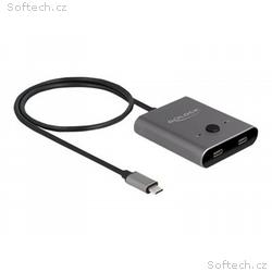 Delock Switch 2 to 1 - Rozbocovac - obousmerný, 8K