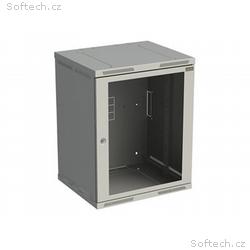 Rozvaděč nástěnný SENSA 15U 500mm, dveře sklo, RAL