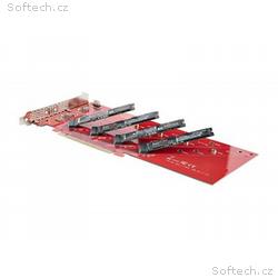 StarTech.com Quad M.2 PCIe Adapter Card, x16 Quad 
