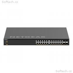 NETGEAR AV Line M4350-24X4V - Přepínač - L3 - říze
