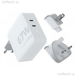 xtorm XVC2067 - Sítový adaptér - kabel, GaN - AC 1