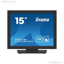 iiyama ProLite T1531SR-B1S - LED monitor - 15" - d