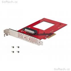 StarTech.com U.3 to PCIe Adapter Card, PCIe 4.0 x4