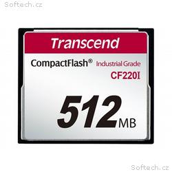 Transcend 512MB INDUSTRIAL TEMP CF220I CF CARD (SL