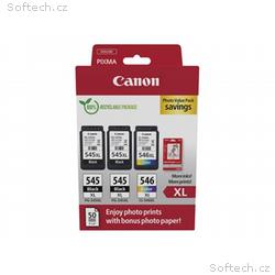 Canon PG-545 XL, CL-546XL Photo Value Pack - 3-bal