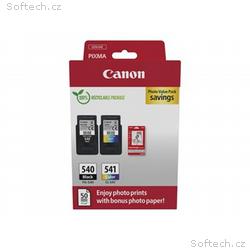 Canon PG-540, CL-541 Photo Paper Value Pack - 2-ba
