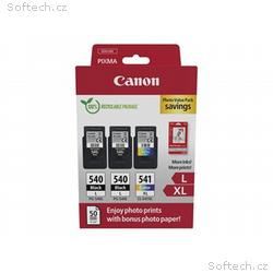 Canon PG-540L x2, CL-541XL Photo Paper Value Pack 