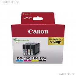 Canon PGI-2500 BK, C, M, Y Multipack - 4-balení - 