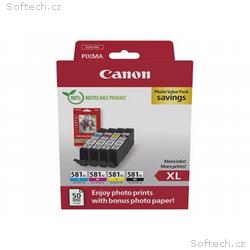 Canon CLI-581XL C, M, Y, BK Photo Value Pack - 4-b