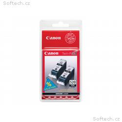 Canon PGI-520BK Twin Pack - 2-balení - 19 ml - čer