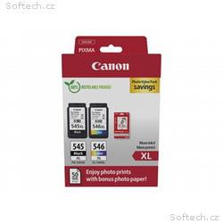 Canon PG-545XL, CL-546XL Photo Paper Value Pack - 