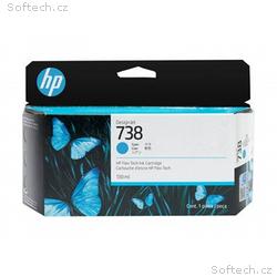 HP 738 - 130 ml - azurová - originální - DesignJet
