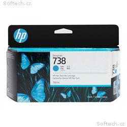 HP 738 - 130 ml - azurová - originální - DesignJet