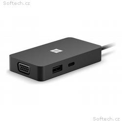 Microsoft USB-C Travel Hub - Dokovací stanice - HD