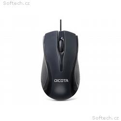 DICOTA - Myš - pravák a levák - 3 tlačítka - kabel