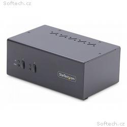 StarTech.com 2-Port Dual-Monitor DisplayPort KVM S