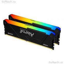 Kingston FURY Beast RGB - DDR4 - sada - 64 GB: 2 x