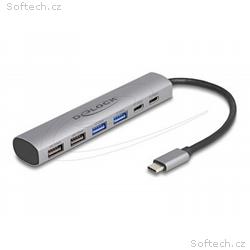 Delock - Rozbocovac - 2 x USB-C 3.2 Gen 2 + 2 x US