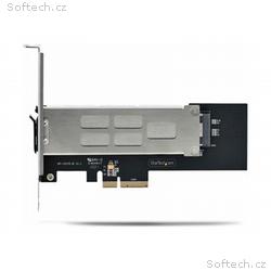 Startech M.2 NVMe SSD to PCIe x4 Mobile Rack, Back