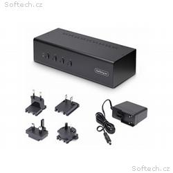 StarTech.com 4-Port Dual-Monitor DisplayPort KVM S
