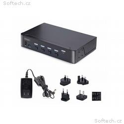 StarTech.com 4-Port DisplayPort 1.4 KVM Switch, 8K