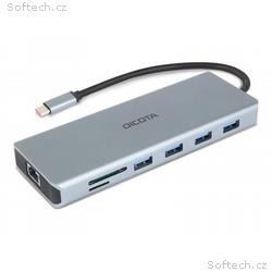 DICOTA - Dokovací stanice - USB-C - DP, HDMI - 1Gb