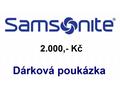 Dárková poukázka SAMSONITE 2.000 Kč
