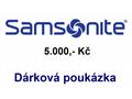 Dárková poukázka SAMSONITE 5.000 Kč